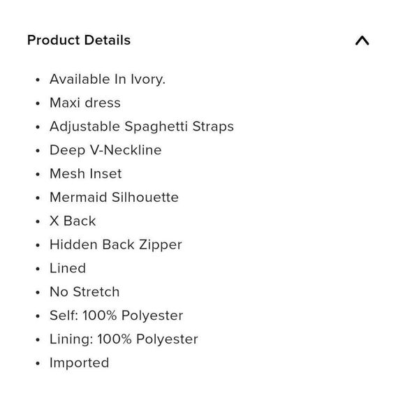 Fashion Nova Size Small Masella Maxi Dress In Ivory NWT  E1 - Picture 9 of 11